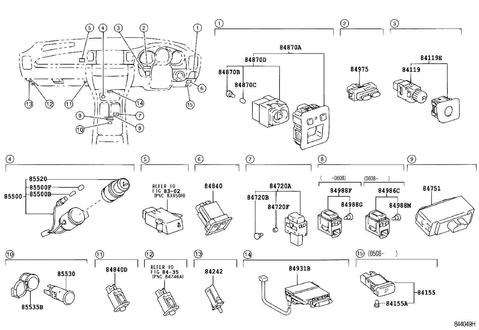  SOARER SC430 |  SWITCH RELAY COMPUTER