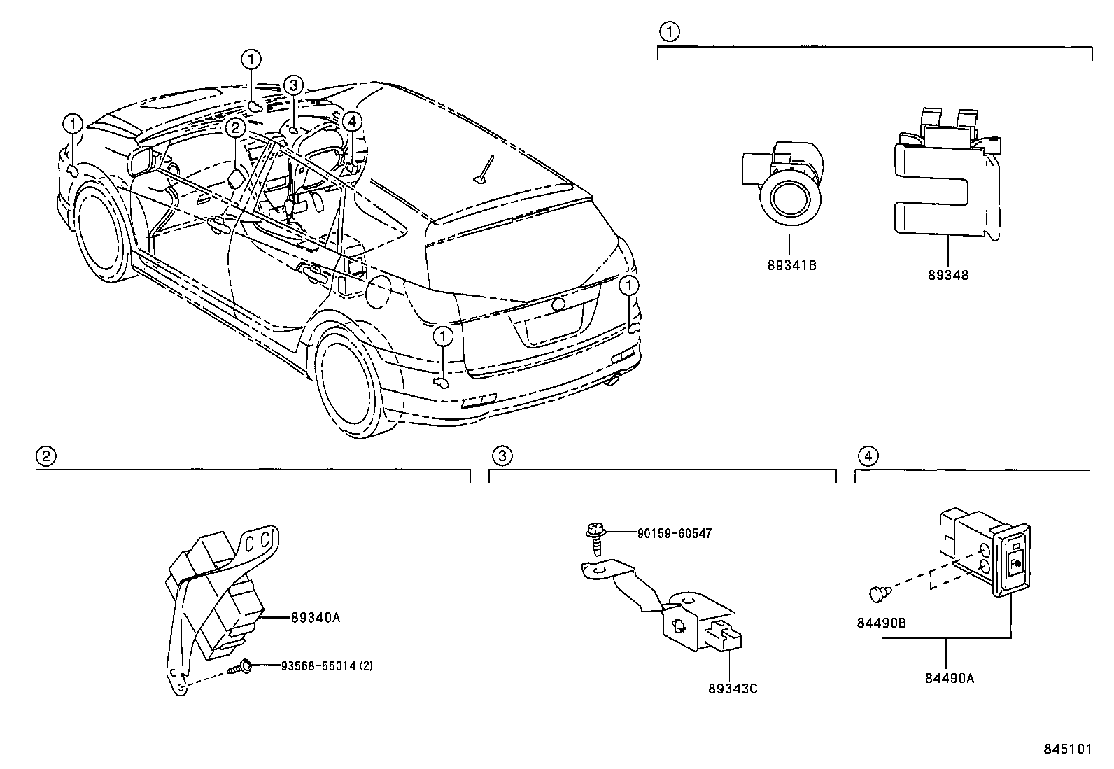  CALDINA |  CLEARANCE BACK SONAR