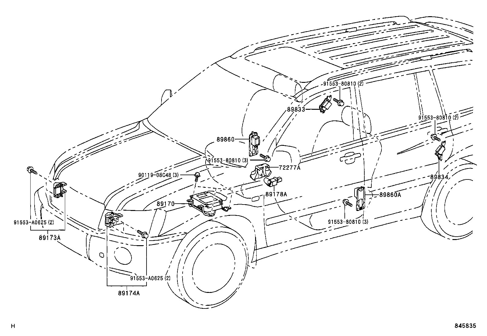  KLUGER L V |  AIR BAG