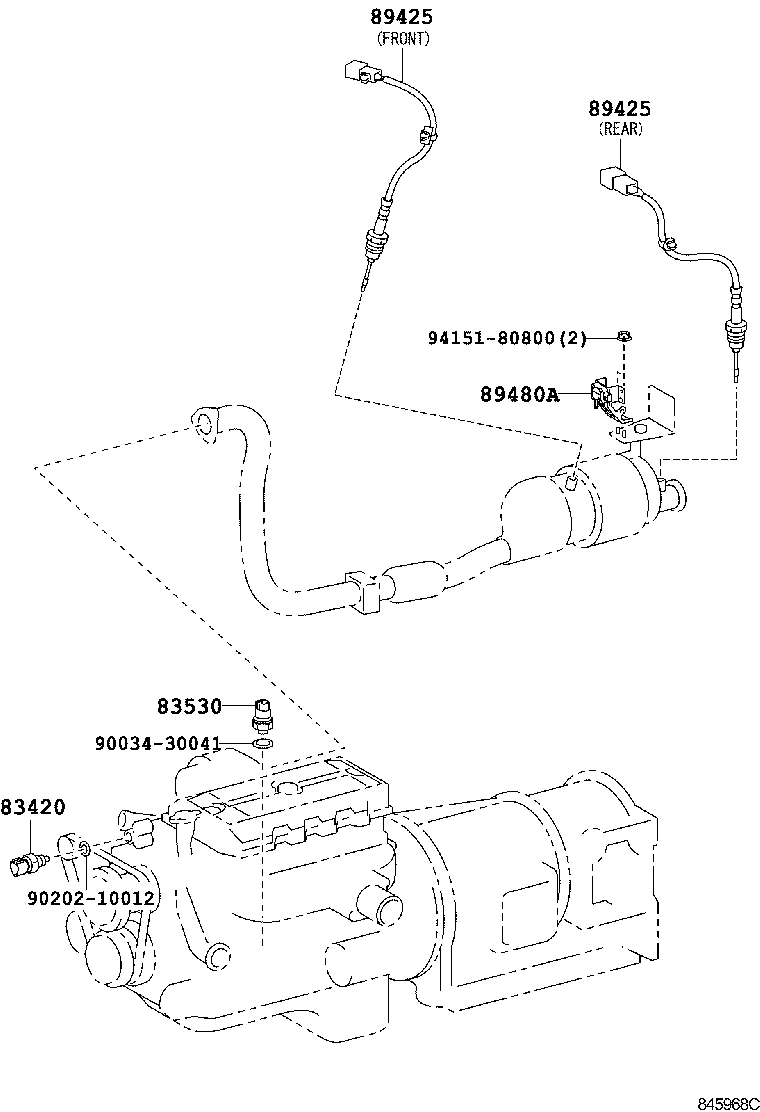  DYNA TOYOACE HV |  SWITCH RELAY COMPUTER