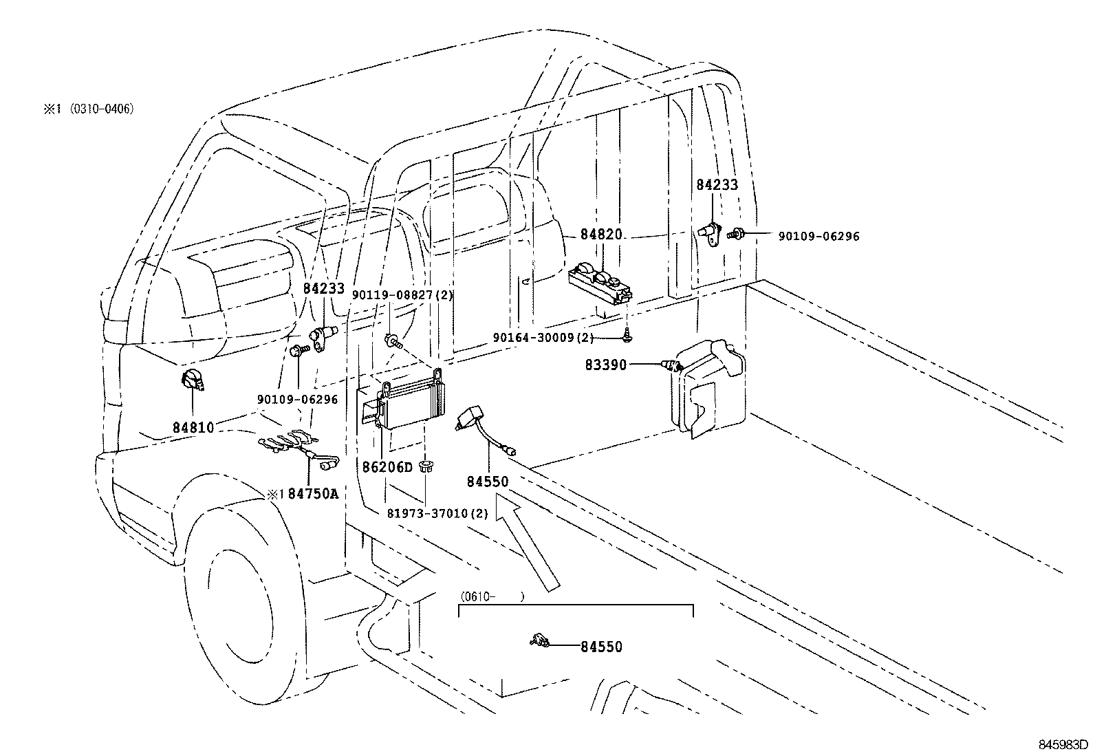 DYNA TOYOACE HV |  SWITCH RELAY COMPUTER