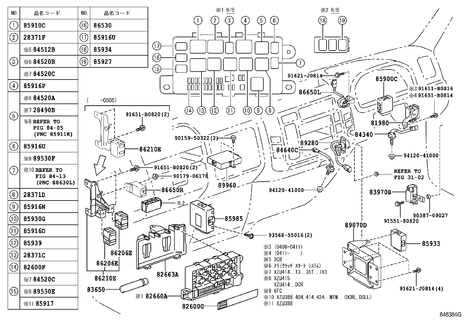  DYNA TOYOACE |  SWITCH RELAY COMPUTER