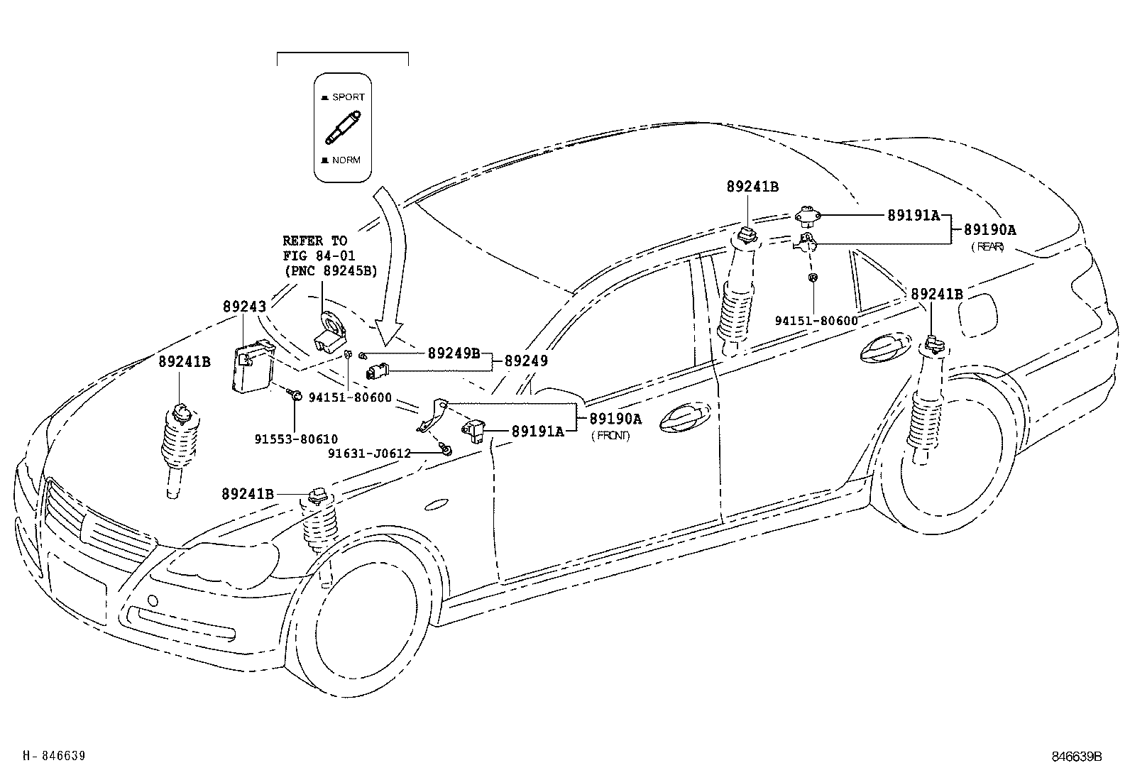  MARK X |  ELECTRONIC MODULATED SUSPENSION