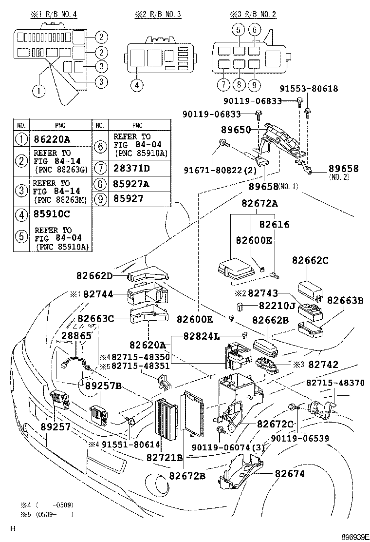  HARRIER HV |  SWITCH RELAY COMPUTER