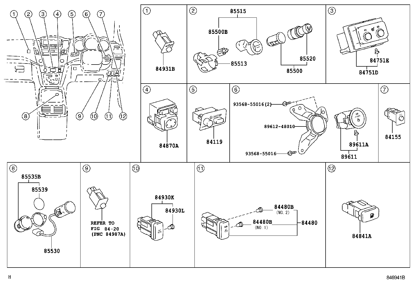  HARRIER HV |  SWITCH RELAY COMPUTER