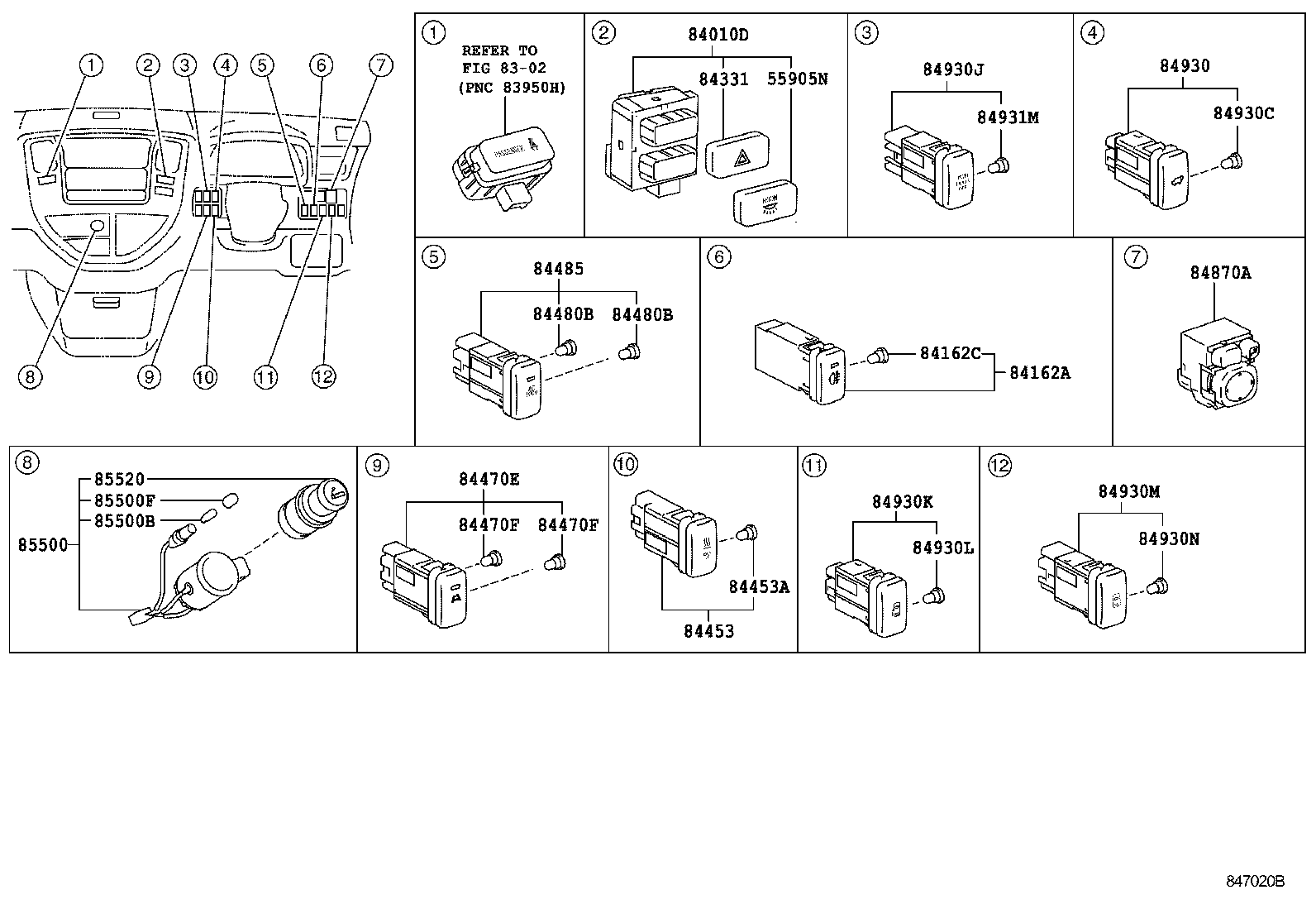  ALPHARD HV |  SWITCH RELAY COMPUTER