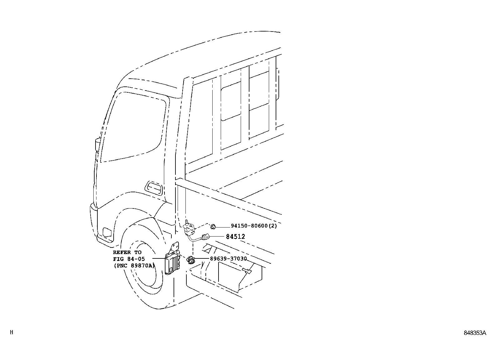  DYNA TOYOACE HV |  SWITCH RELAY COMPUTER