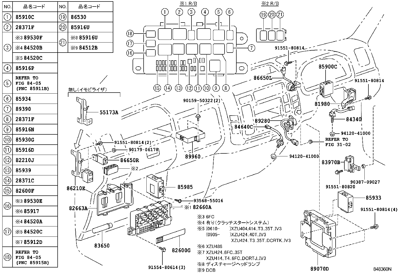 DYNA TOYOACE |  SWITCH RELAY COMPUTER