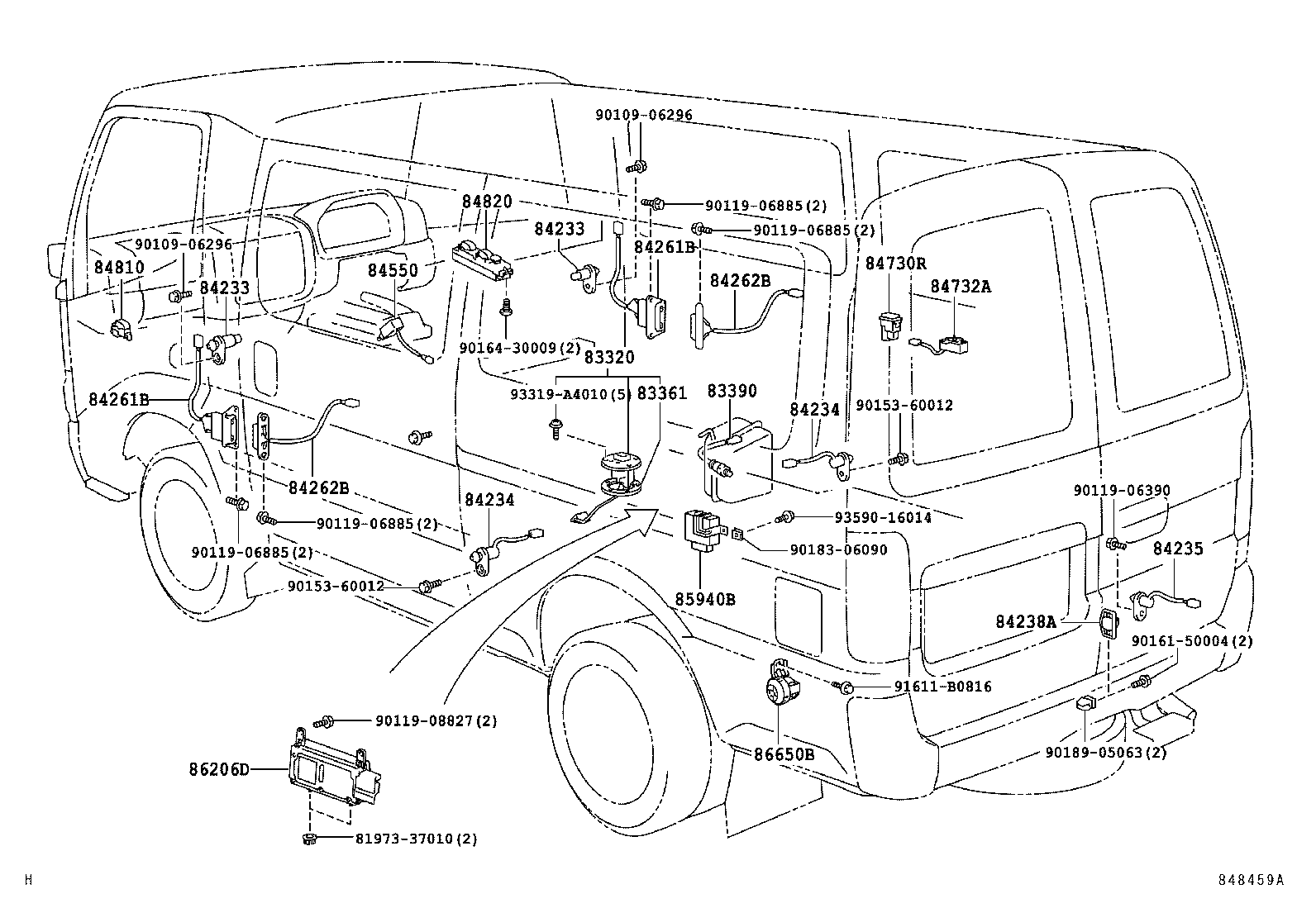  DYNA TOYOACE |  SWITCH RELAY COMPUTER