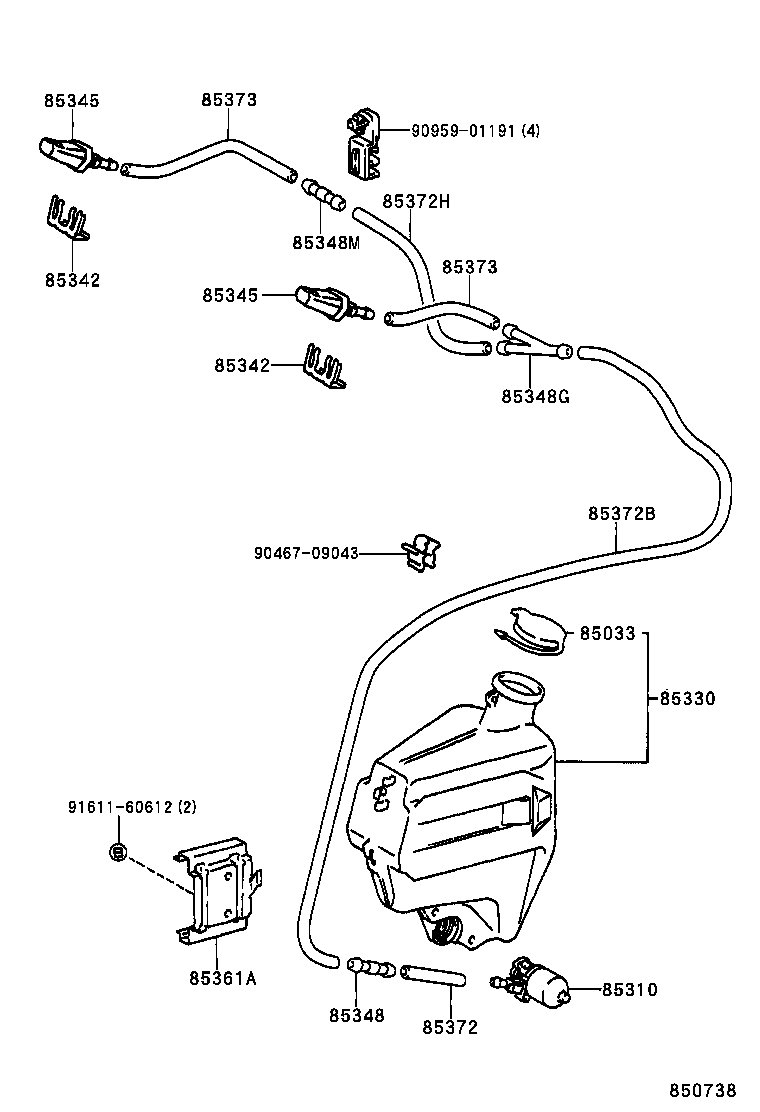  LITE TOWNACE |  WINDSHIELD WASHER