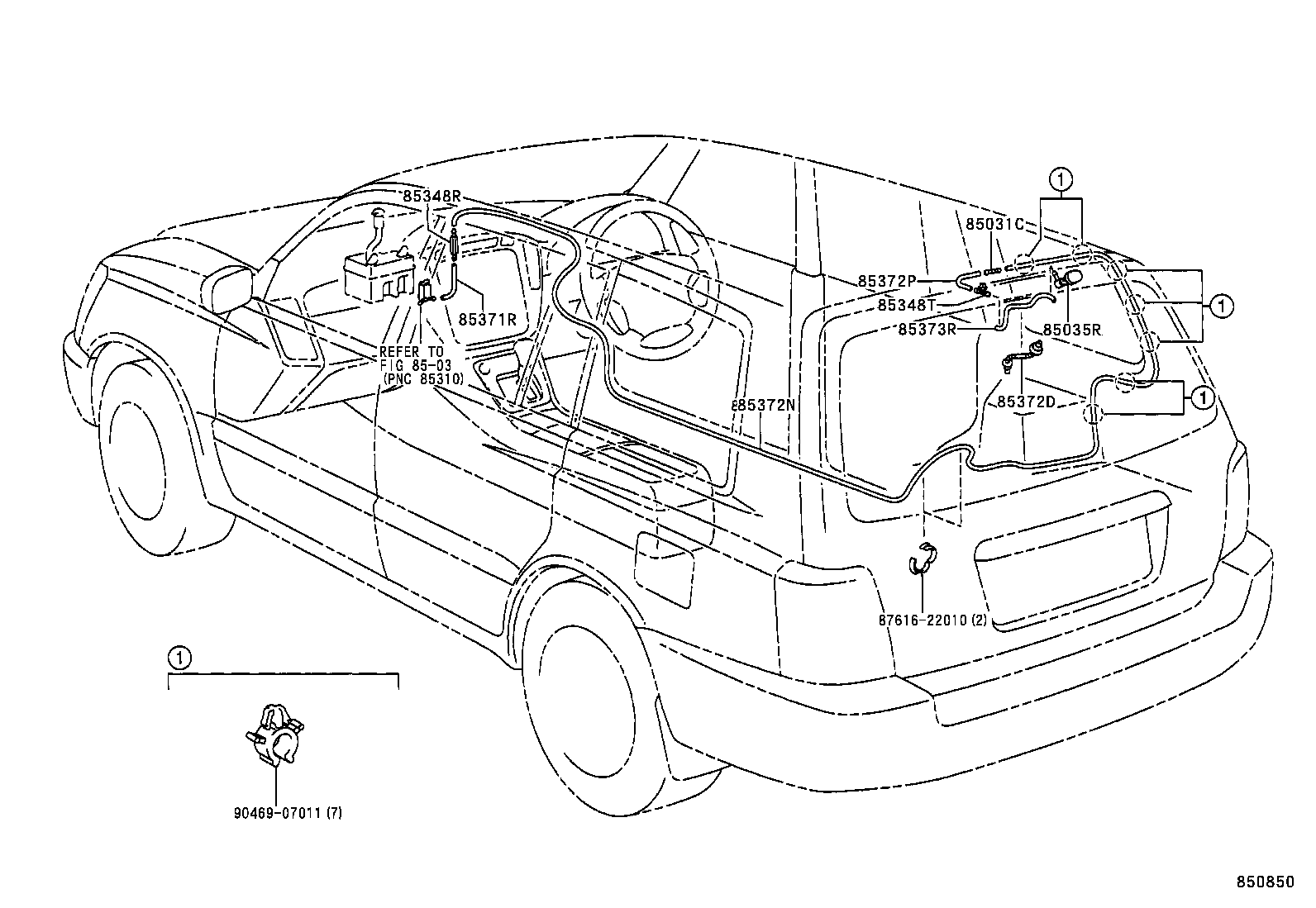  KLUGER L V |  REAR WASHER