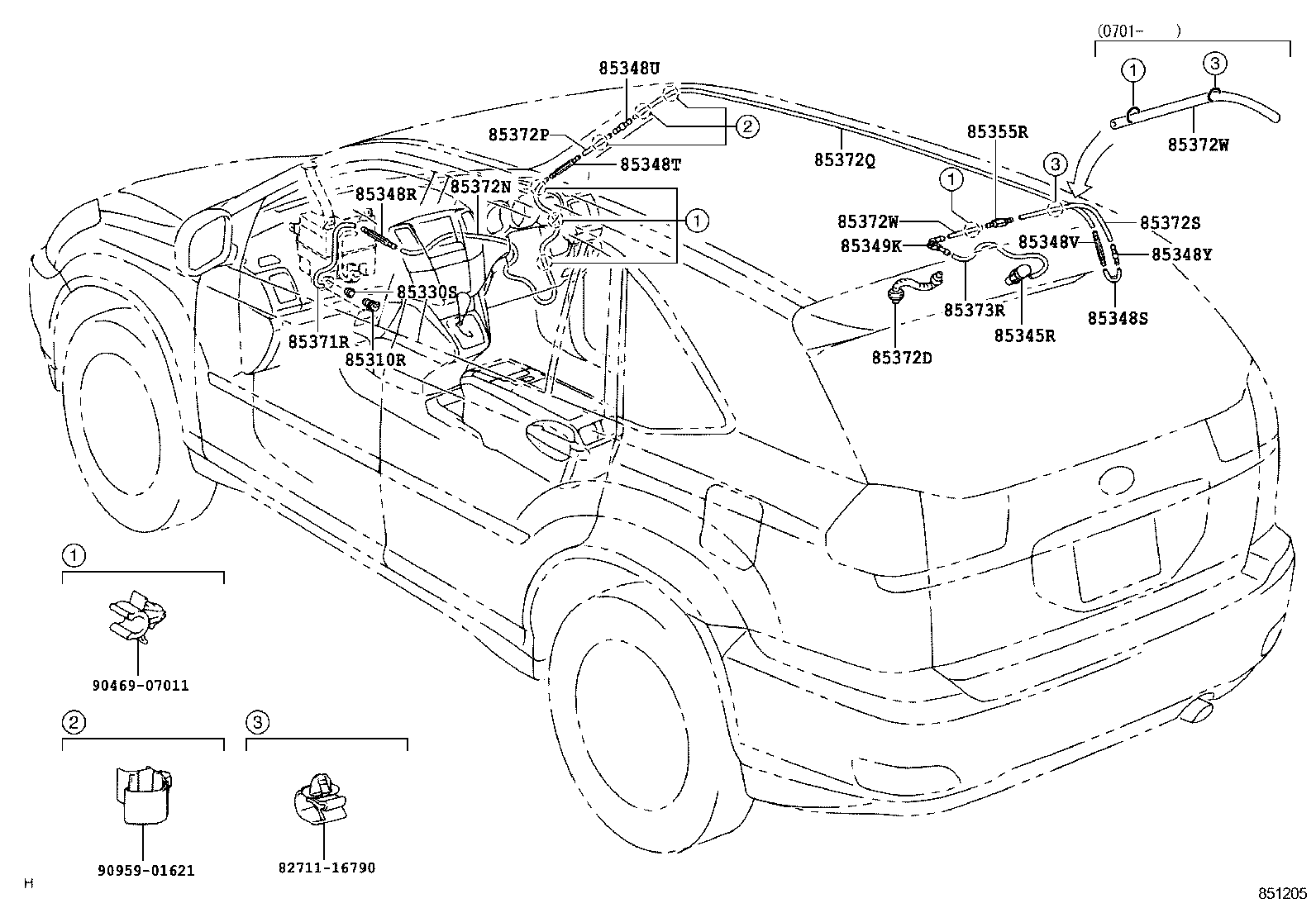  HARRIER HV |  REAR WASHER