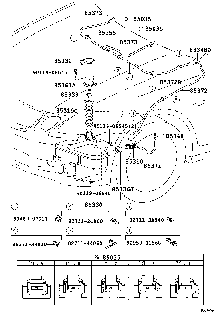  GS450H |  WINDSHIELD WASHER