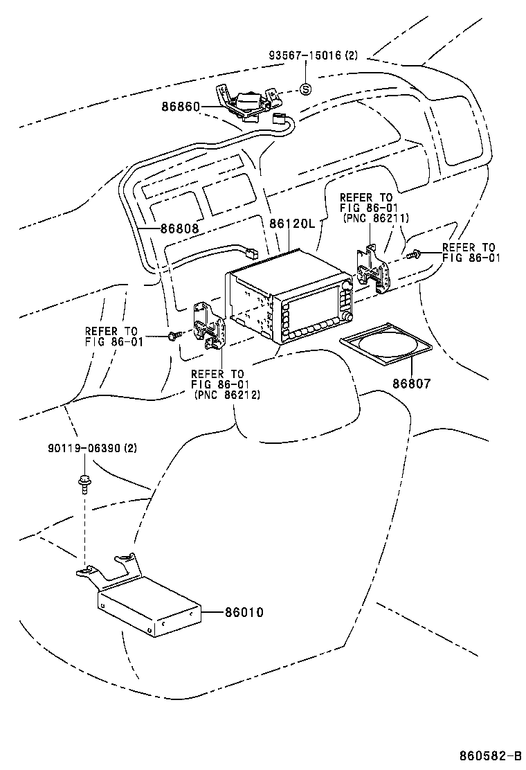  CALDINA |  NAVIGATION FRONT MONITOR DISPLAY