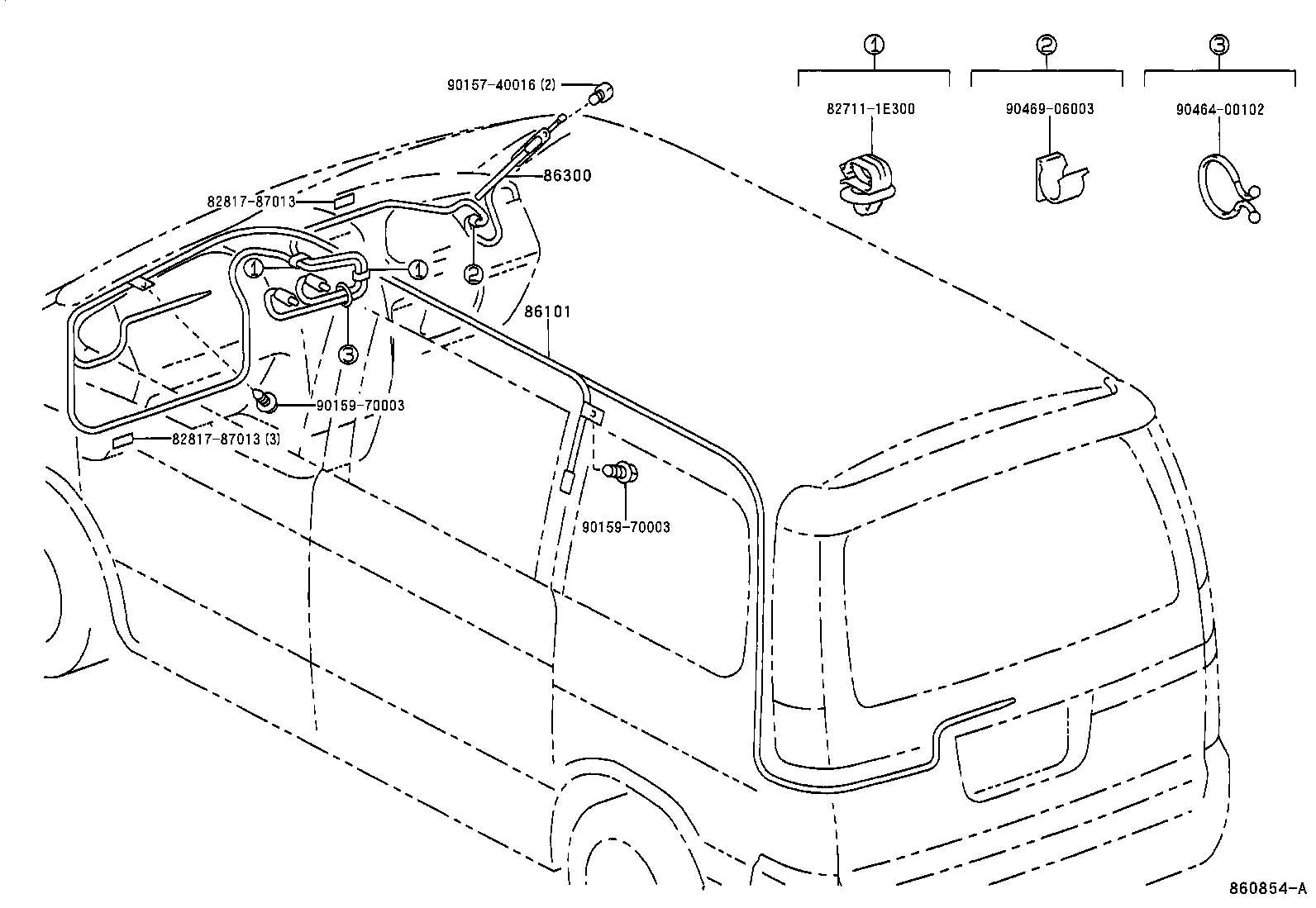  LITE TOWNACE NOAH V |  ANTENNA
