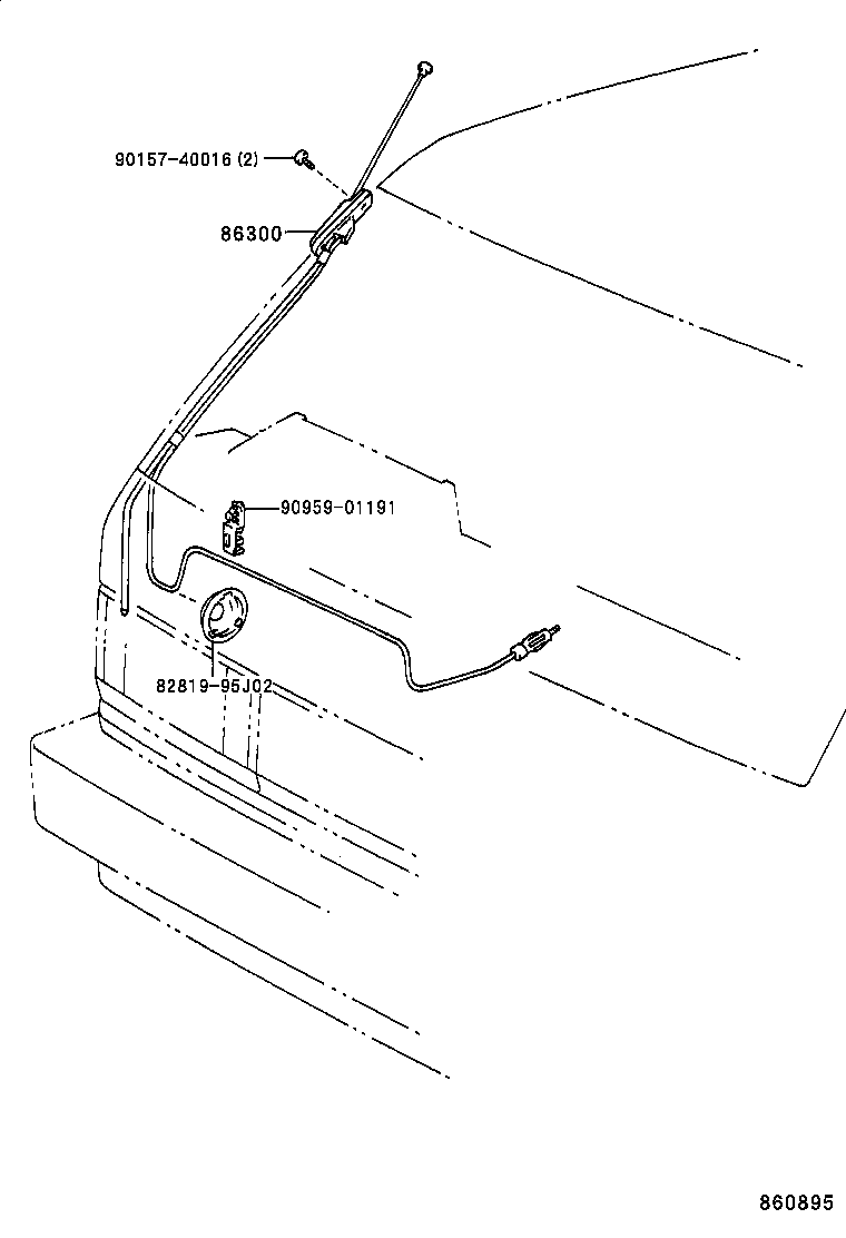  LITE TOWNACE |  ANTENNA