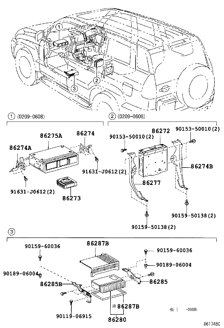  LAND CRUISER PRADO |  RADIO RECEIVER AMPLIFIER CONDENSER