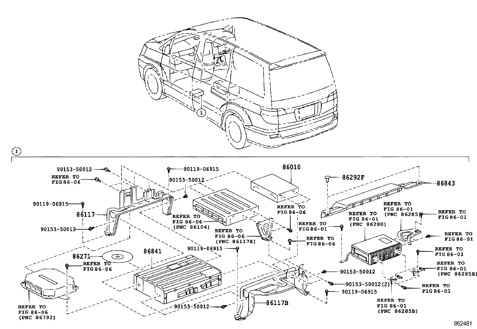  ALPHARD G V |  NAVIGATION FRONT MONITOR DISPLAY