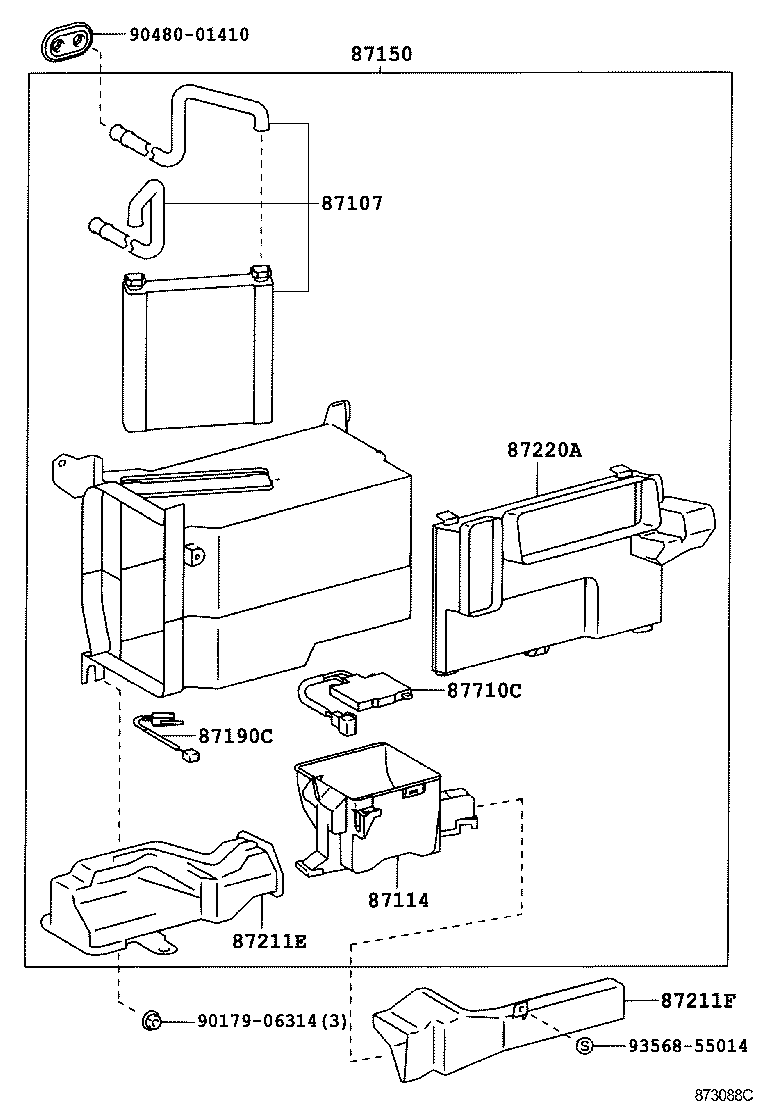  LITE TOWNACE NOAH V |  HEATING AIR CONDITIONING HEATER UNIT BLOWER
