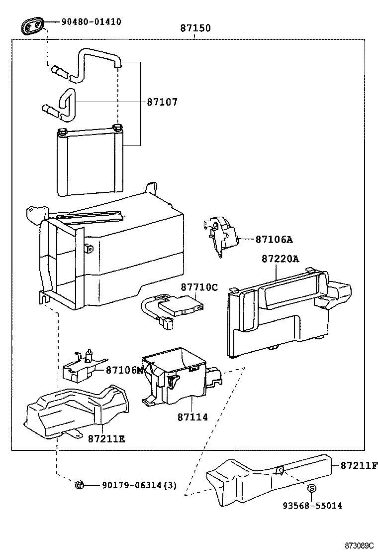  LITE TOWNACE NOAH V |  HEATING AIR CONDITIONING HEATER UNIT BLOWER
