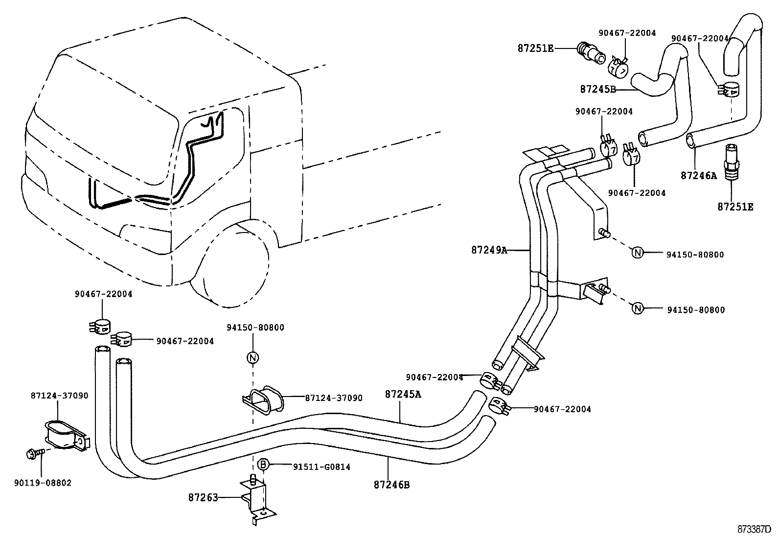  DYNA TOYOACE |  HEATING AIR CONDITIONING WATER PIPING