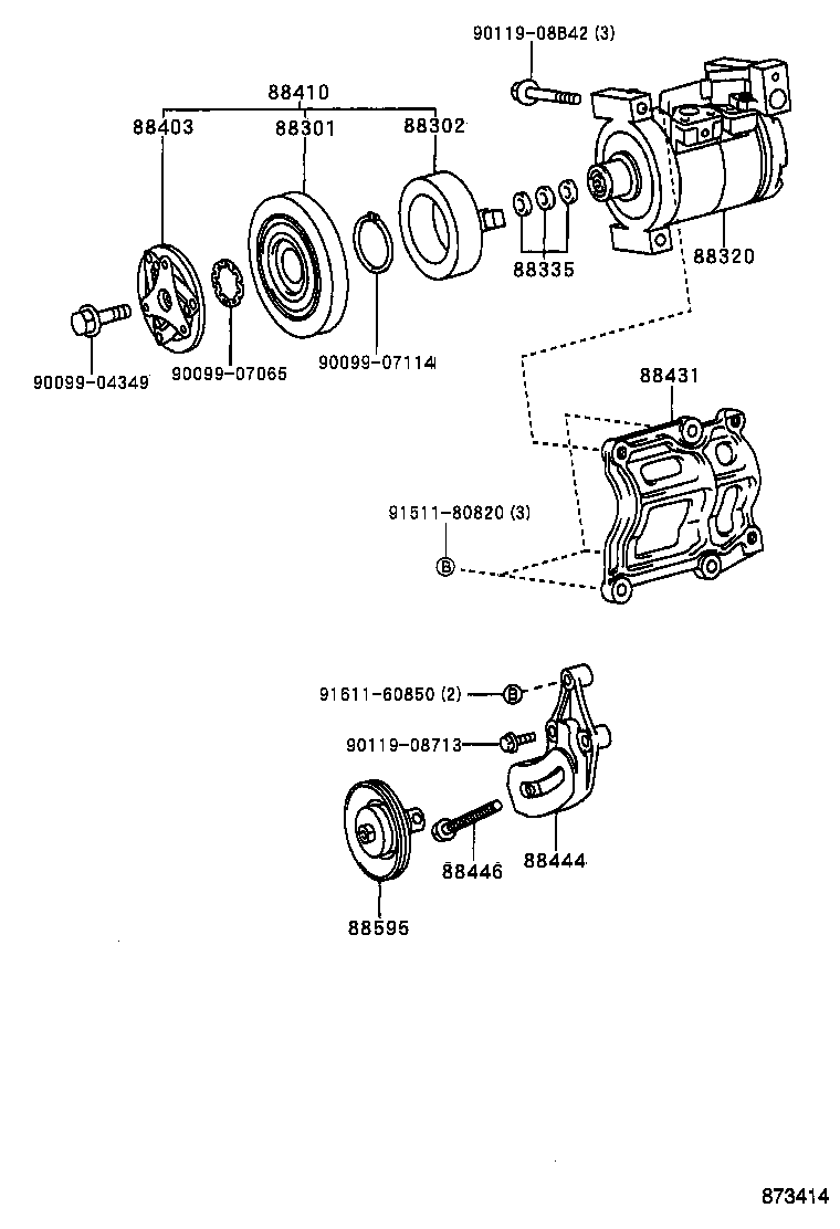  LITE TOWNACE |  HEATING AIR CONDITIONING COMPRESSOR