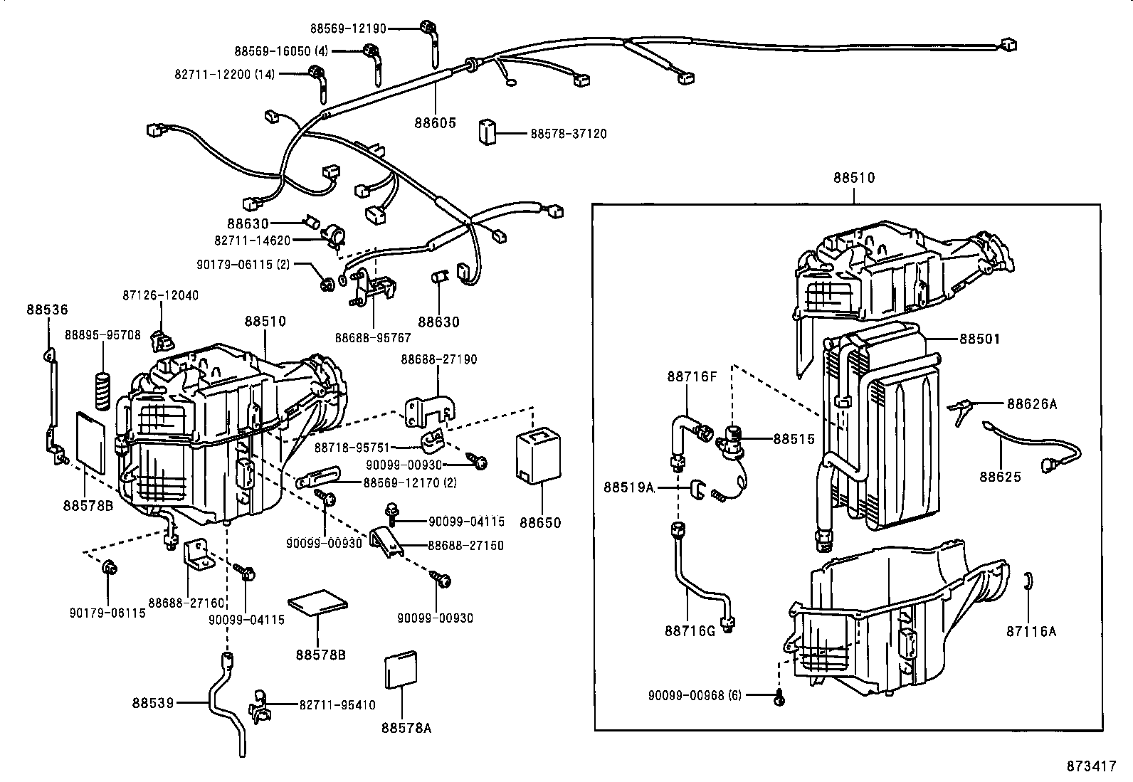  LITE TOWNACE |  HEATING AIR CONDITIONING COOLER UNIT