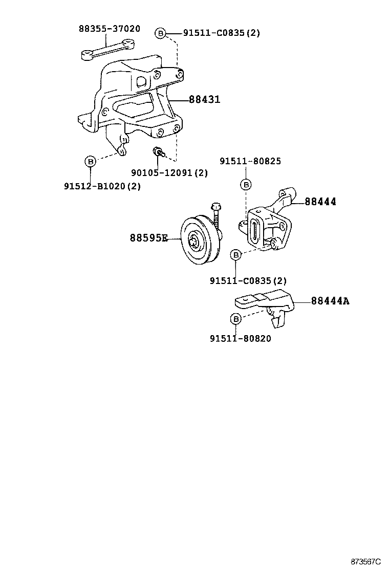  DYNA TOYOACE |  HEATING AIR CONDITIONING COMPRESSOR