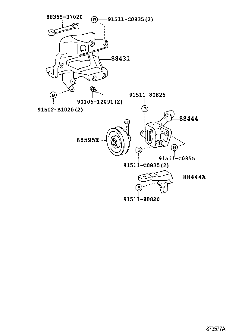  DYNA TOYOACE |  HEATING AIR CONDITIONING COMPRESSOR