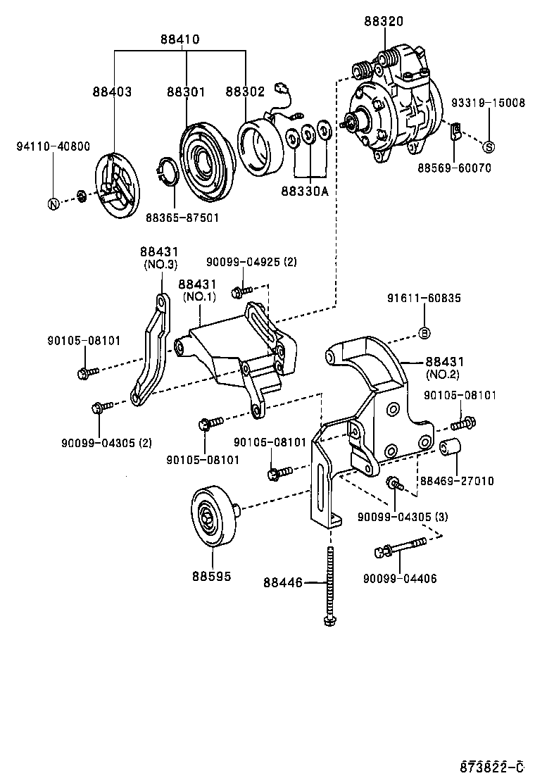  LITE TOWNACE |  HEATING AIR CONDITIONING COMPRESSOR