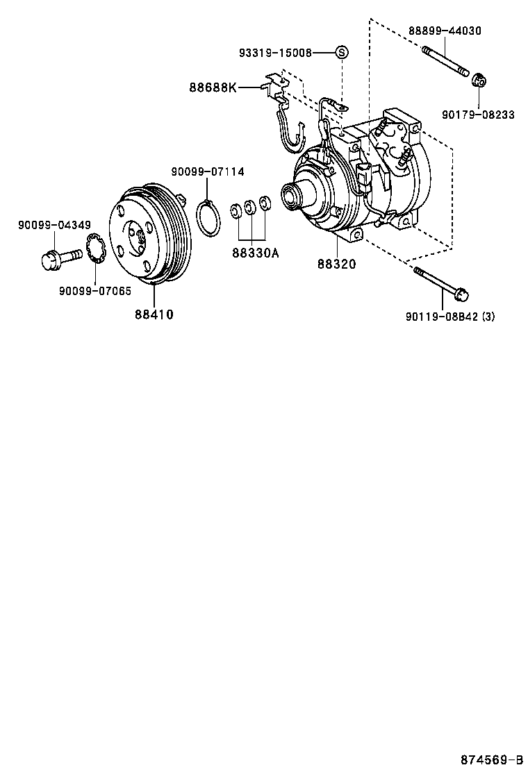  KLUGER L V |  HEATING AIR CONDITIONING COMPRESSOR