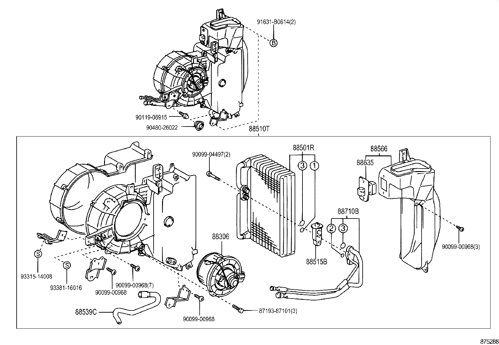  NOAH VOXY |  HEATING AIR CONDITIONING COOLER UNIT