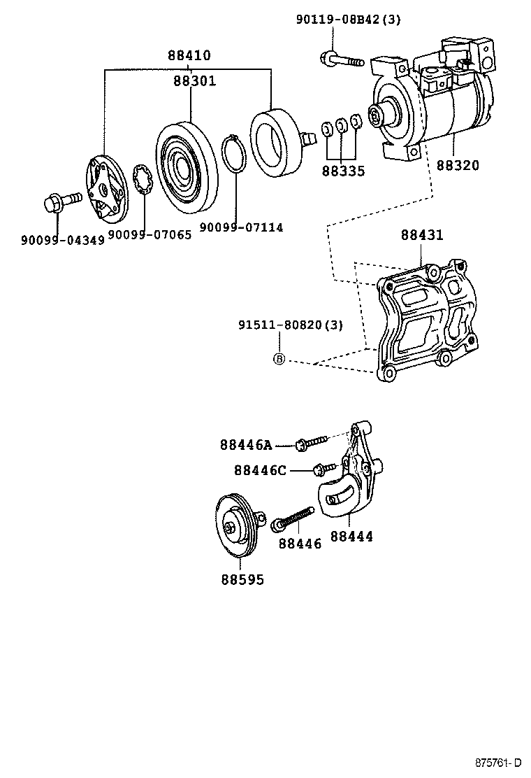  LITE TOWNACE |  HEATING AIR CONDITIONING COMPRESSOR