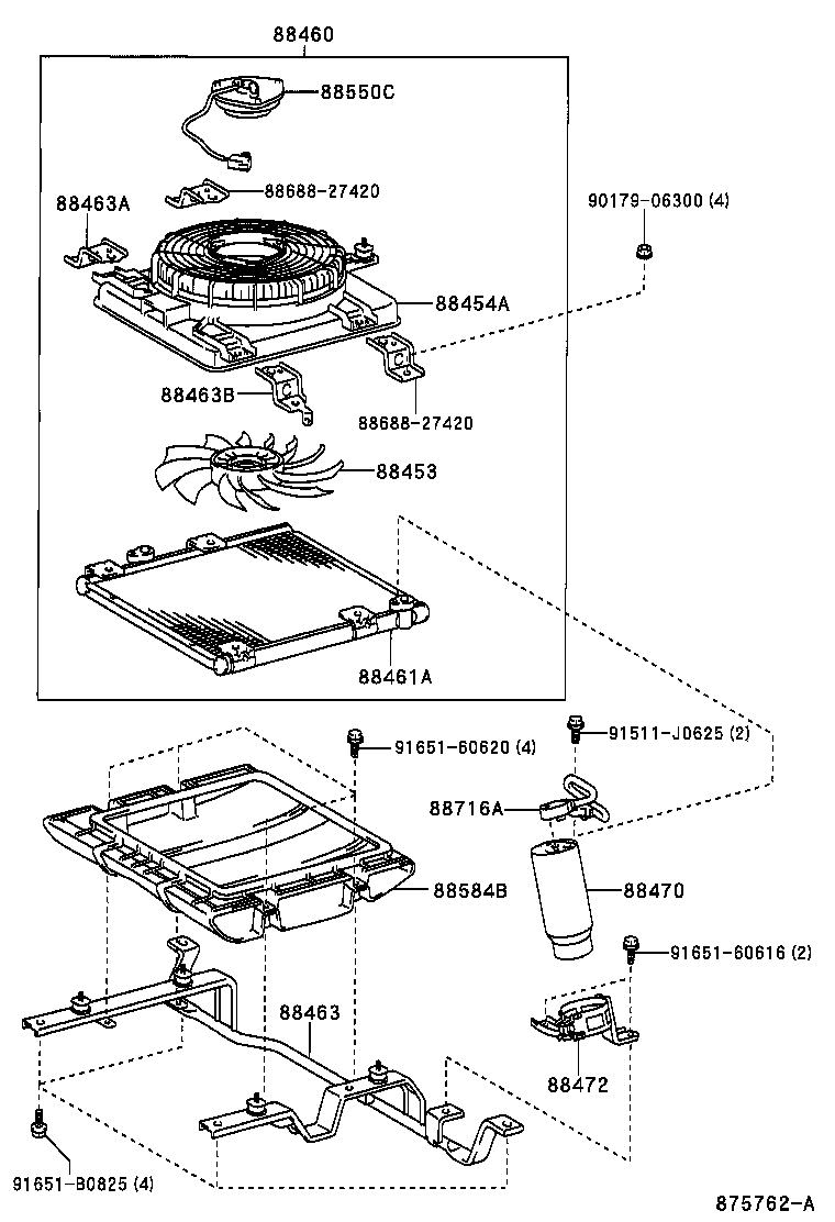  LITE TOWNACE |  HEATING AIR CONDITIONING COOLER PIPING