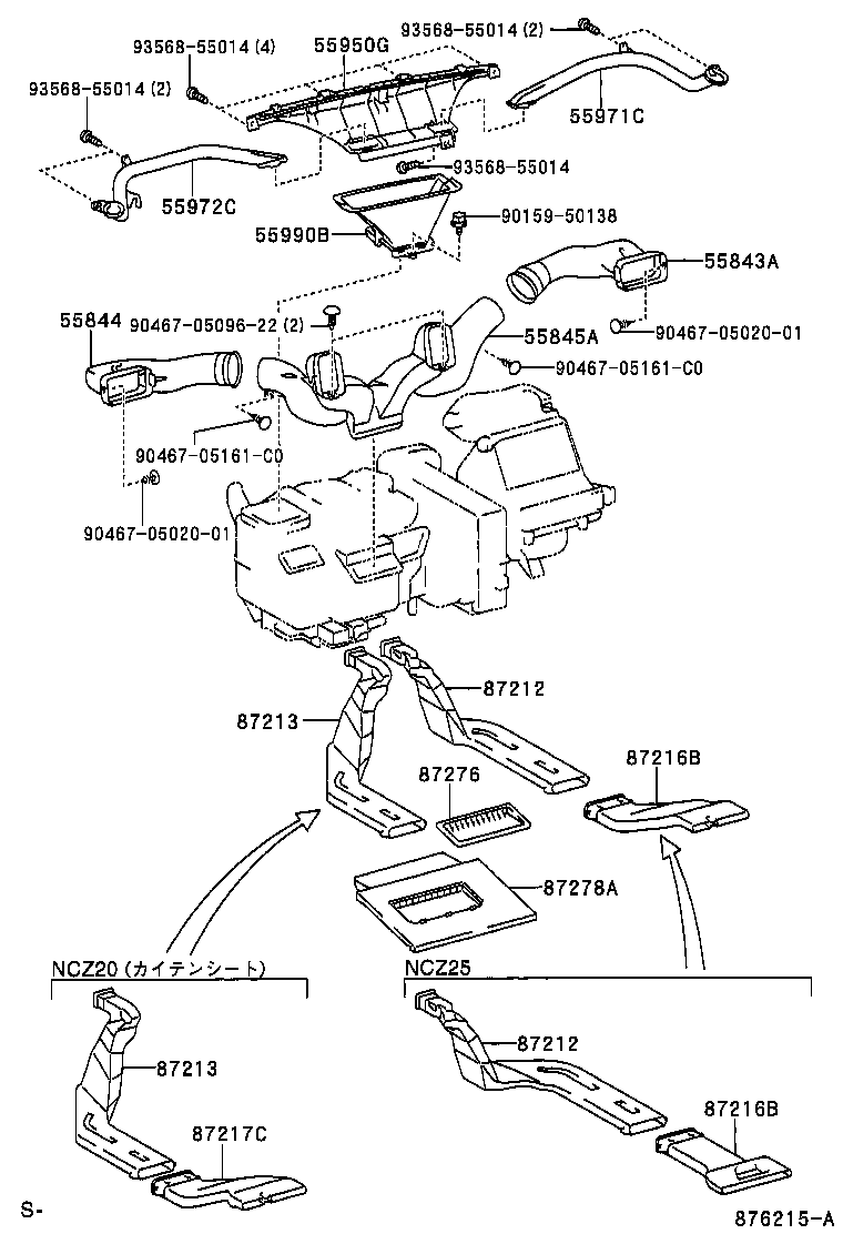  RAUM |  HEATING AIR CONDITIONING CONTROL AIR DUCT