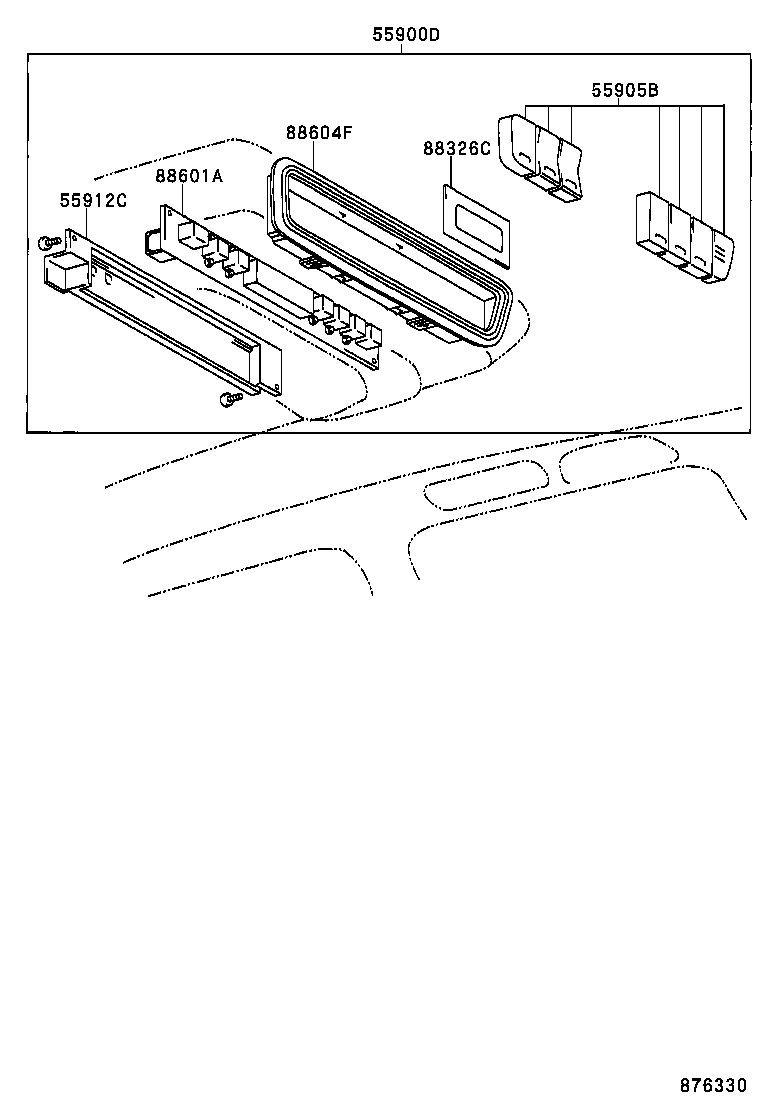  ALPHARD HV |  HEATING AIR CONDITIONING CONTROL AIR DUCT