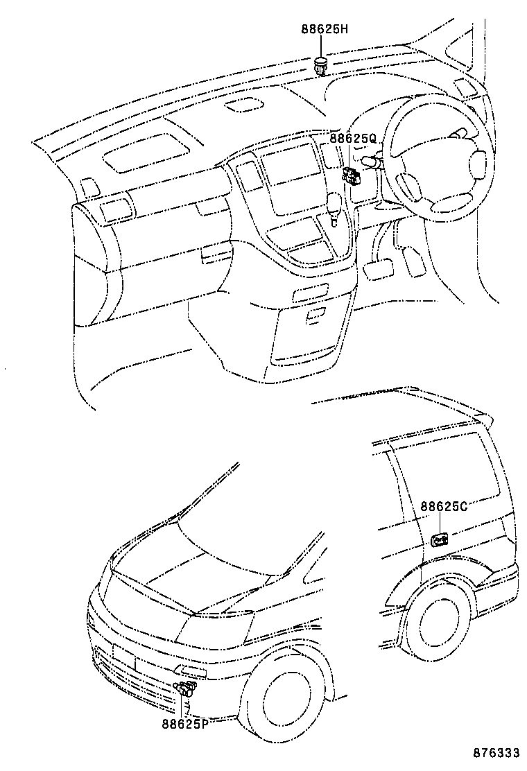  ALPHARD HV |  HEATING AIR CONDITIONING CONTROL AIR DUCT