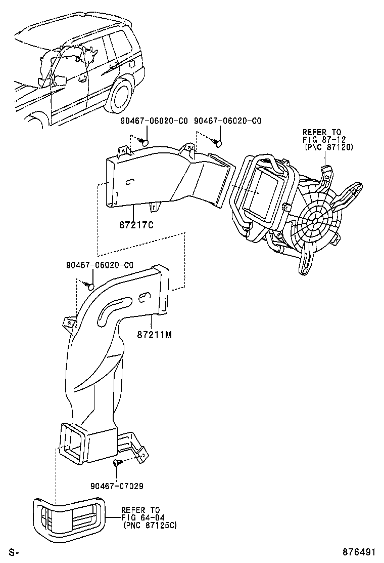  KLUGER L V |  HEATING AIR CONDITIONING CONTROL AIR DUCT