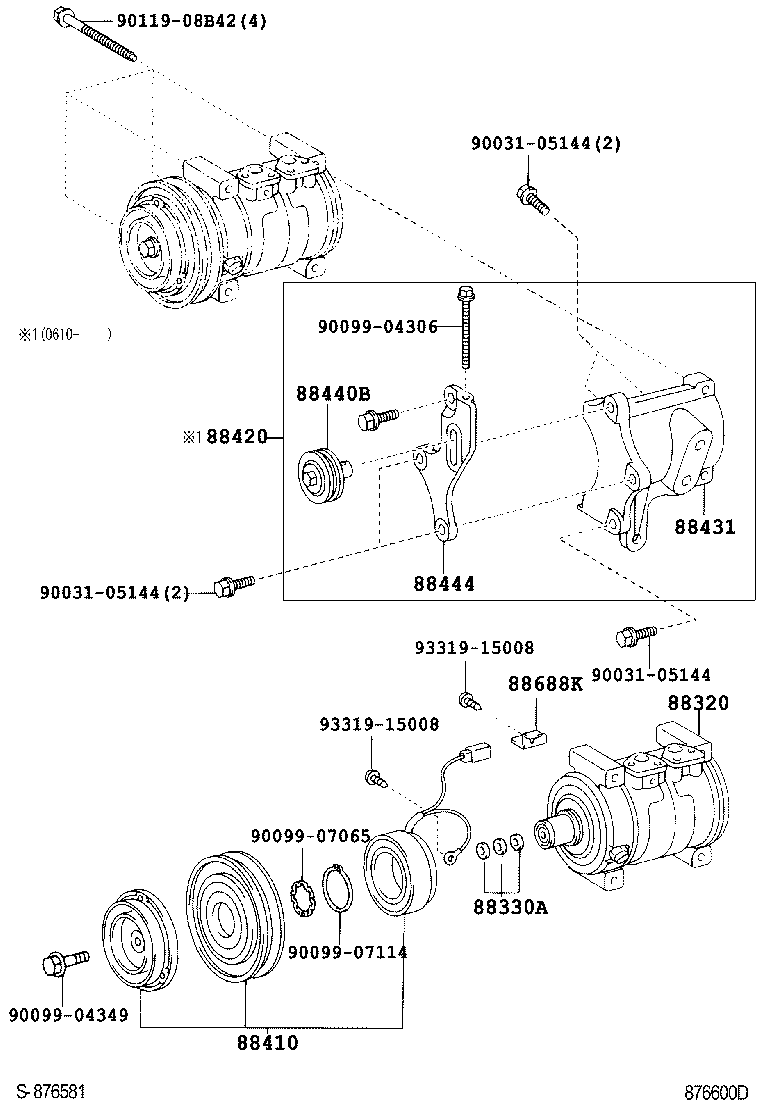  DYNA TOYOACE HV |  HEATING AIR CONDITIONING COMPRESSOR