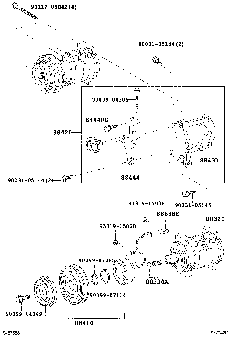  DYNA TOYOACE |  HEATING AIR CONDITIONING COMPRESSOR