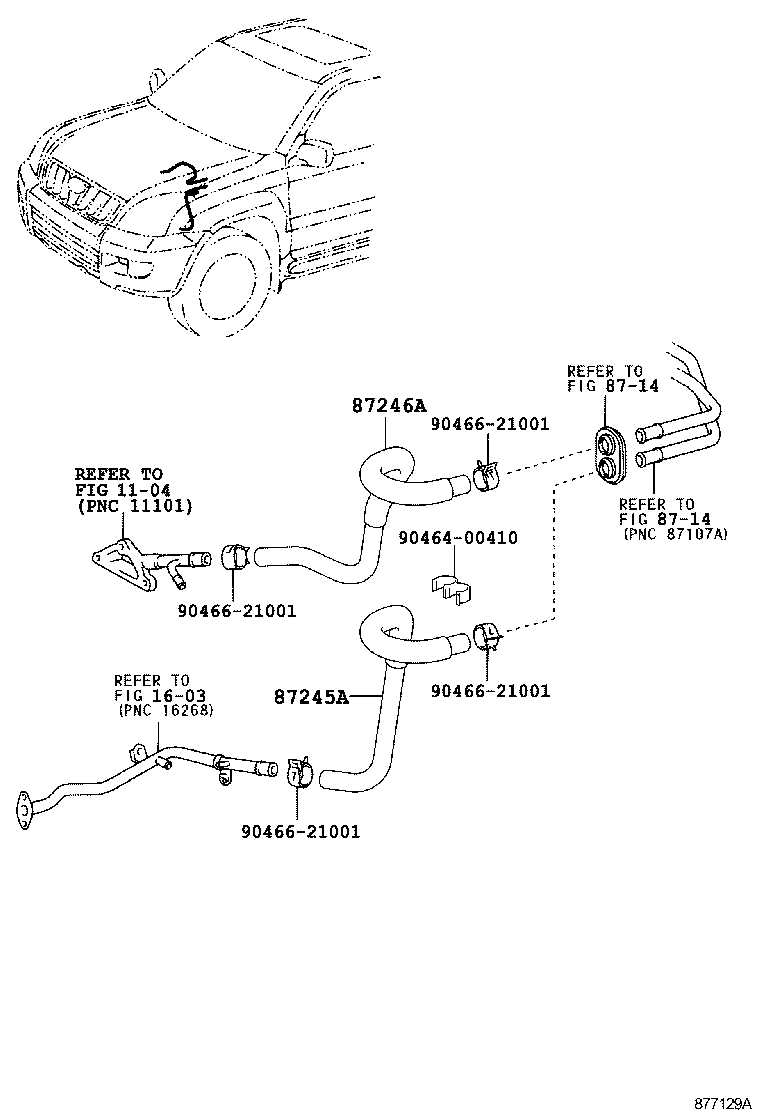  LAND CRUISER PRADO |  HEATING AIR CONDITIONING WATER PIPING