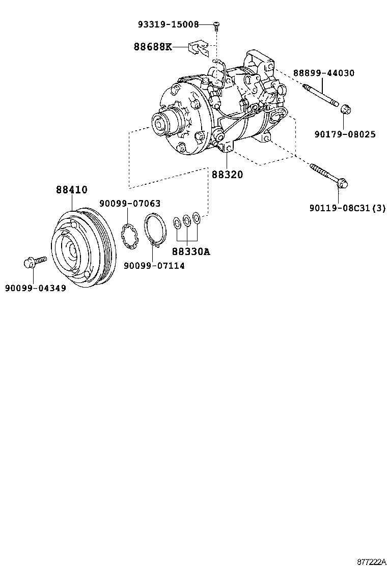  MARK X |  HEATING AIR CONDITIONING COMPRESSOR