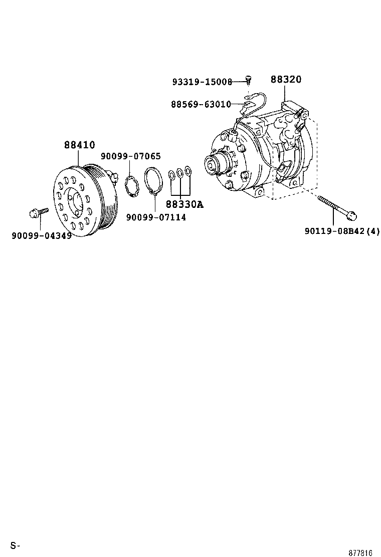  LAND CRUISER PRADO |  HEATING AIR CONDITIONING COMPRESSOR