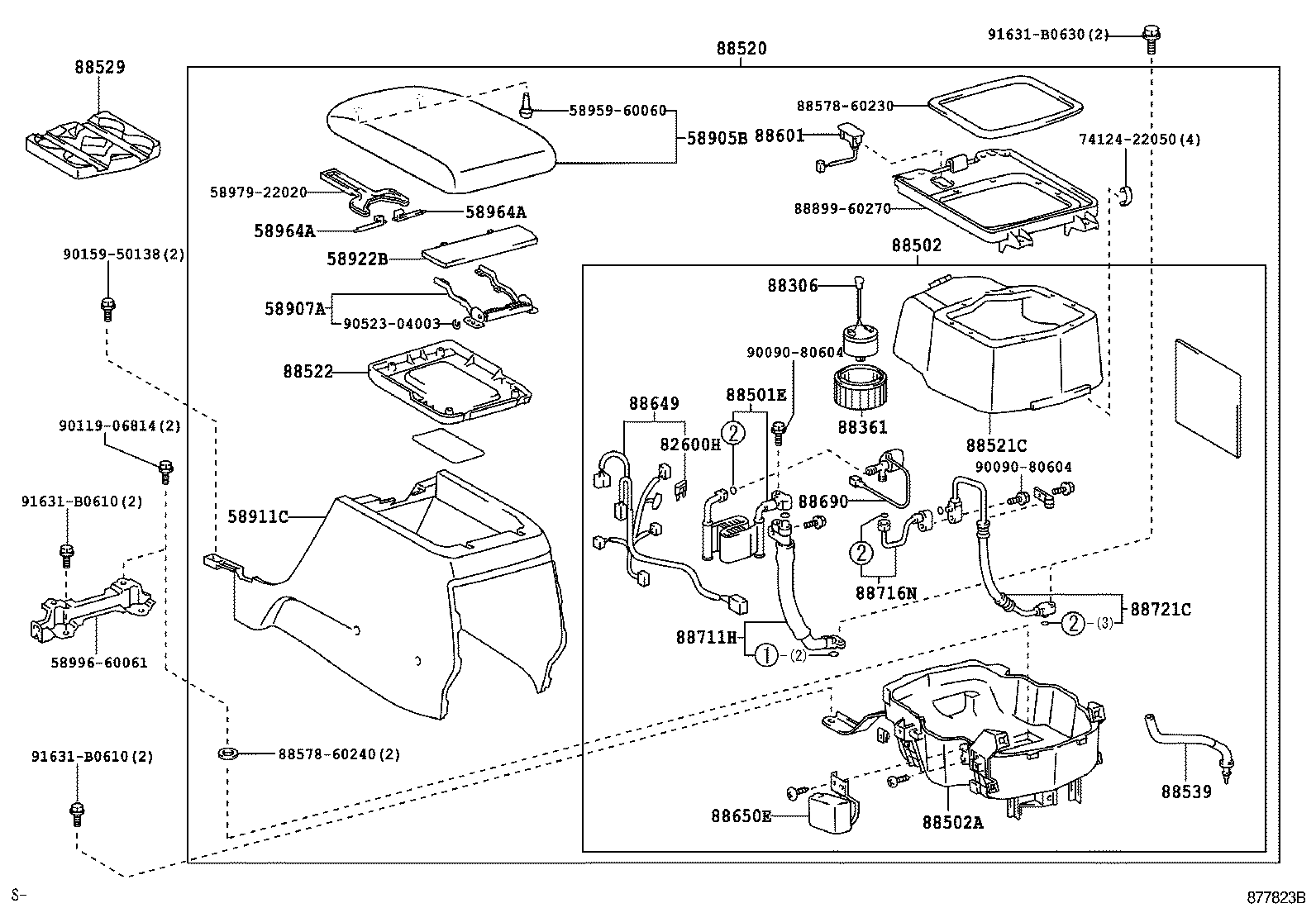  LAND CRUISER PRADO |  HEATING AIR CONDITIONING COOLER UNIT
