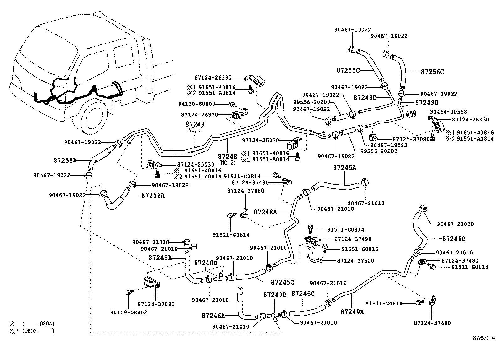  DYNA TOYOACE |  HEATING AIR CONDITIONING WATER PIPING