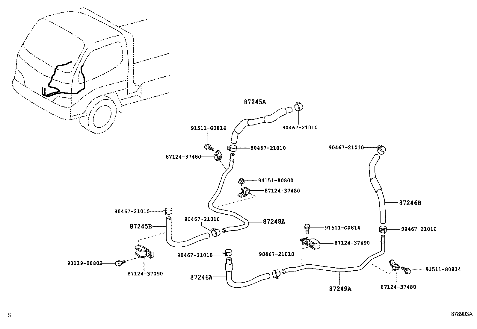  DYNA TOYOACE |  HEATING AIR CONDITIONING WATER PIPING