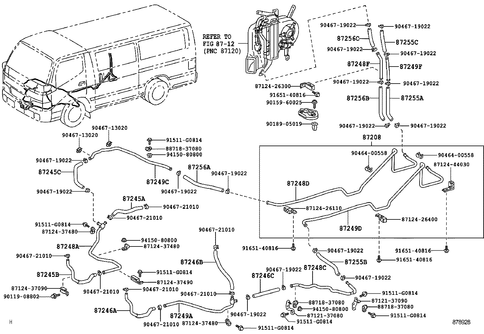  DYNA TOYOACE |  HEATING AIR CONDITIONING WATER PIPING