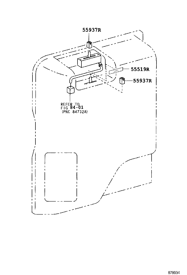  DYNA TOYOACE |  HEATING AIR CONDITIONING CONTROL AIR DUCT