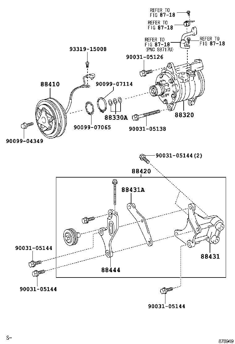  DYNA TOYOACE |  HEATING AIR CONDITIONING COMPRESSOR