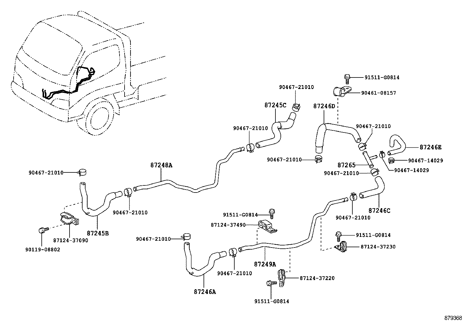  DYNA TOYOACE |  HEATING AIR CONDITIONING WATER PIPING